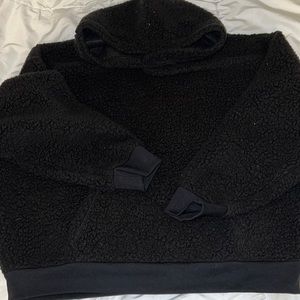 Pink Victoria’s Secret’s Sherpa hoodie